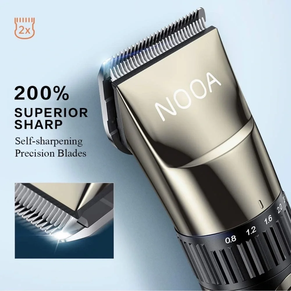 Electirc Waterproof Hair Trimmer Clippers Beard Trimmer Rechargable Kit
